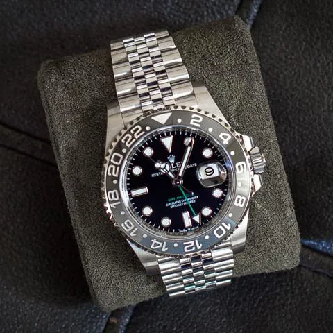 Rolex GMT-Master II 126710GRNR 40mm Stainless steel Black