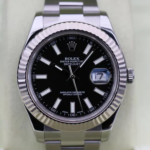 Rolex Datejust II 116334 41mm Stainless steel Black