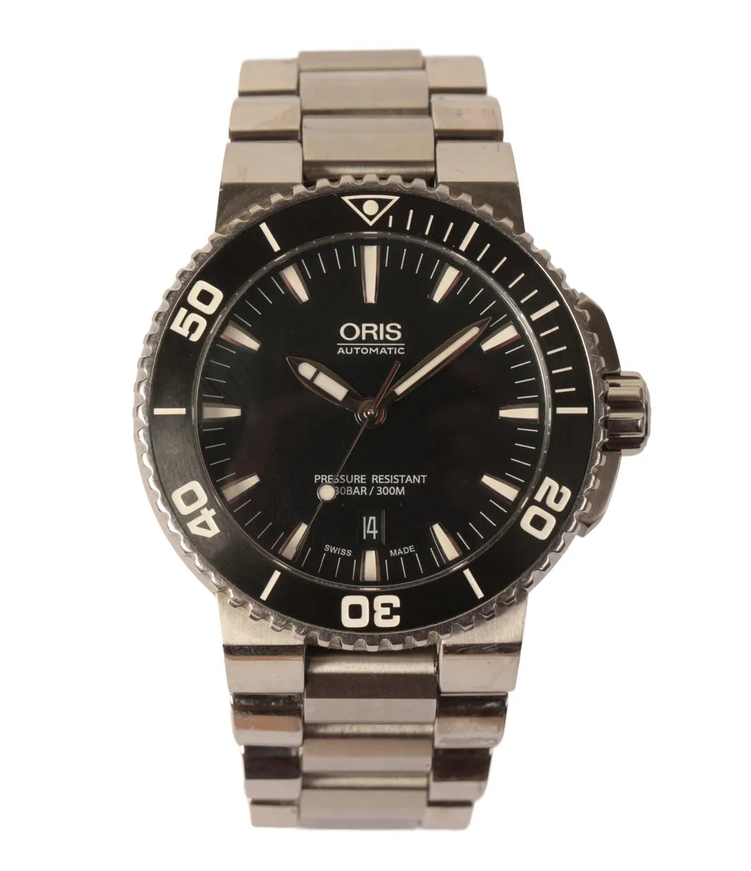 Oris 653 40mm Stainless steel Black