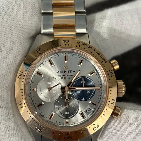 Zenith Chronomaster Sport 51.3100.3600/69.M3100 41mm Yellow gold and Stainless steel Silver 10