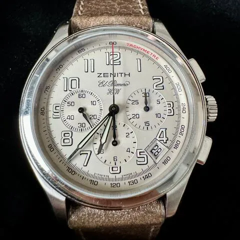 Zenith El Primero Chronograph 01.0500.420 40mm Stainless steel White