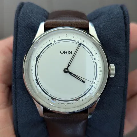 Oris Artelier 01 733 7762 4081-SET 38mm Stainless steel Silver