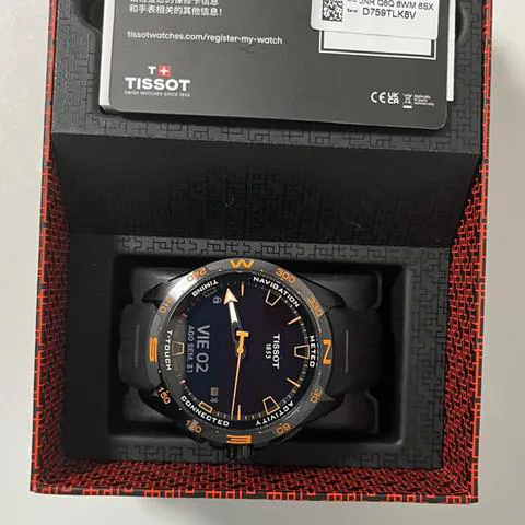 Tissot Touch T121.420.47.051.04 47.5mm Titanium and Black PVD Black