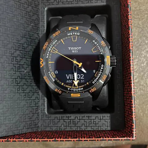 Tissot Touch T121.420.47.051.04 47.5mm Titanium and Black PVD Black 4