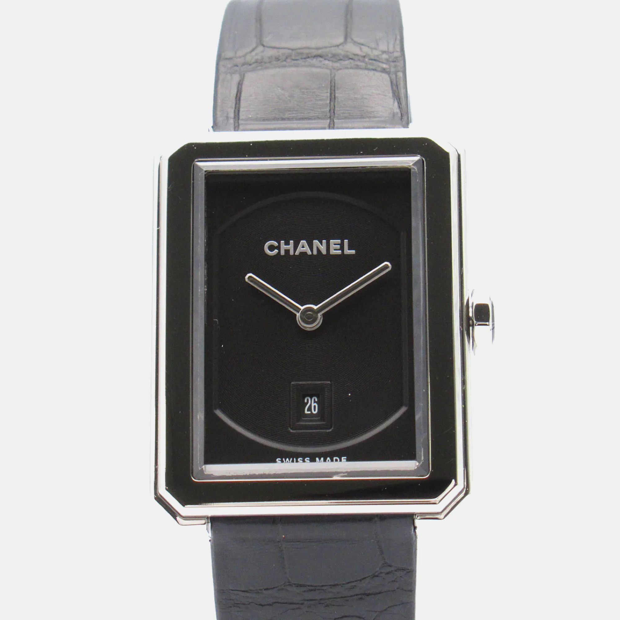 Chanel Boy-Friend H4884 34mm Stainless steel Black