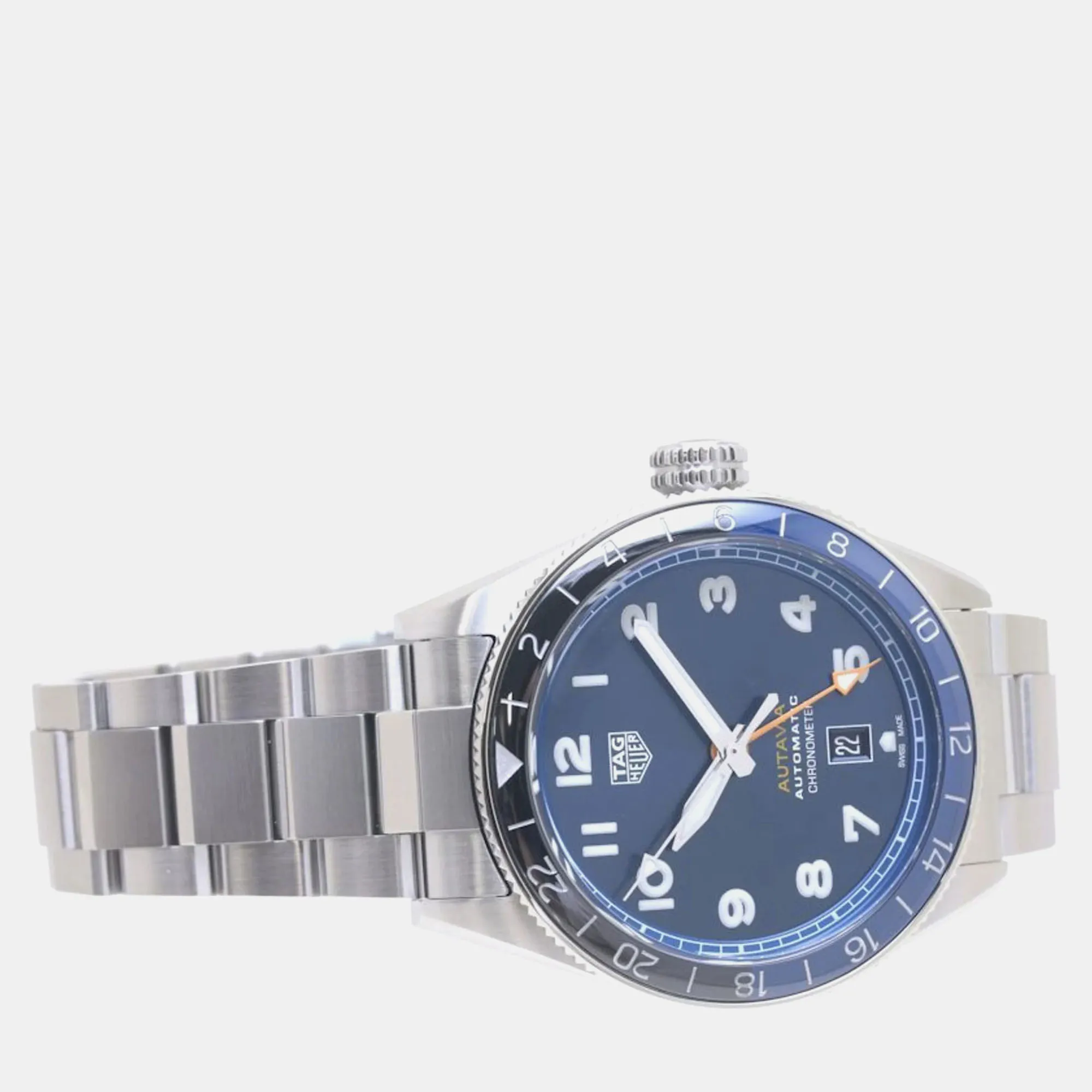 TAG Heuer Autavia WBE511A.BA0650 43mm Stainless steel Blue 1