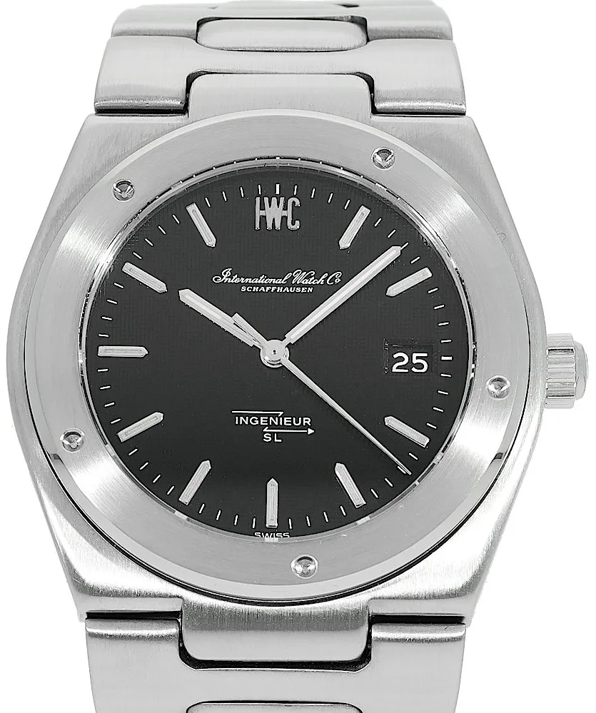 IWC Ingenieur Jumbo IW1832 38mm Edelstahl Schwarz