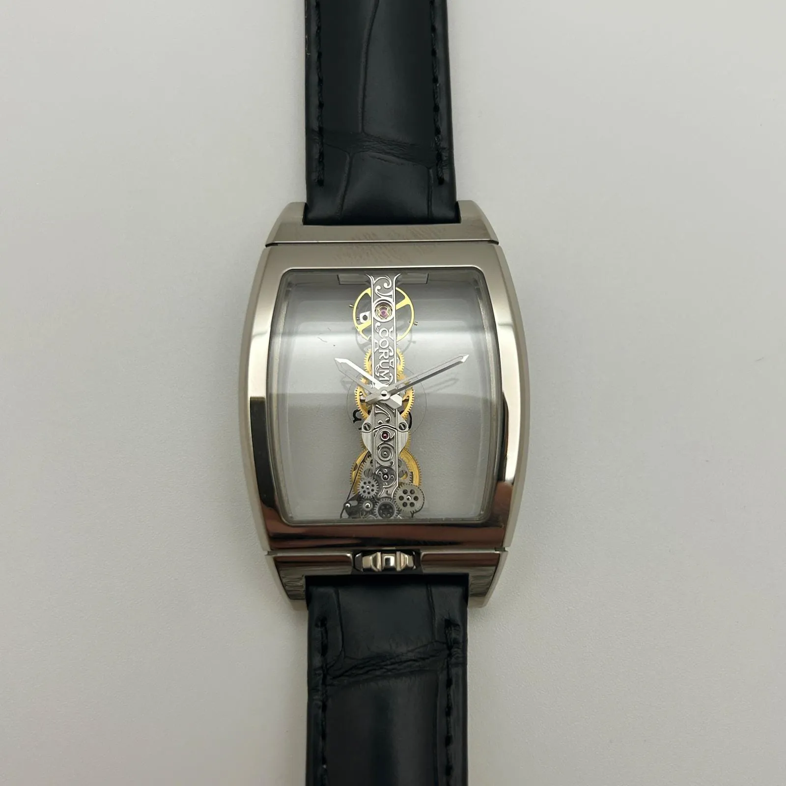 Corum Golden Bridge 113.160.59/001 34mm White gold Skeletonized