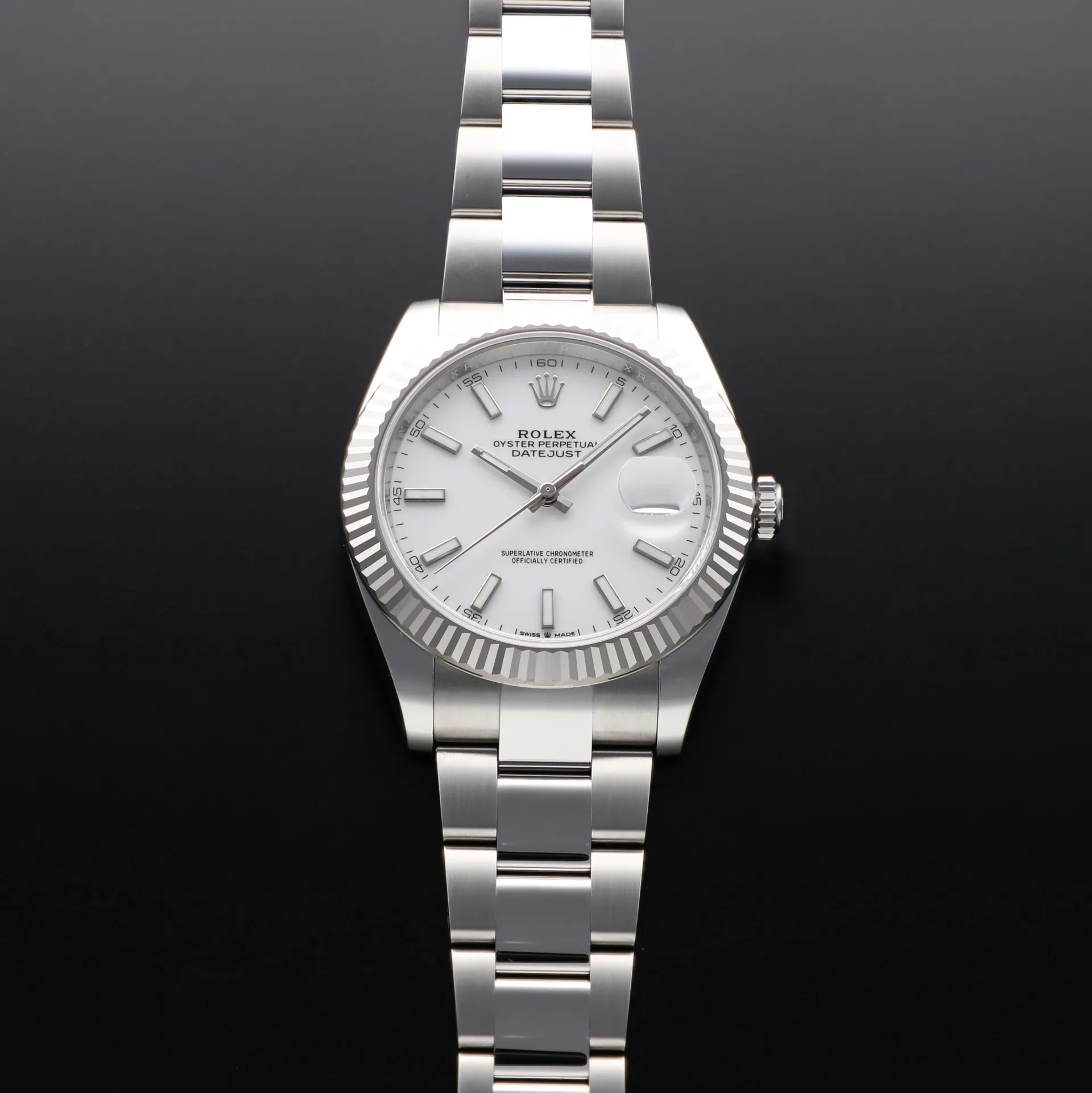 Rolex Datejust 41 126334-0009 41mm White gold and Oystersteel White