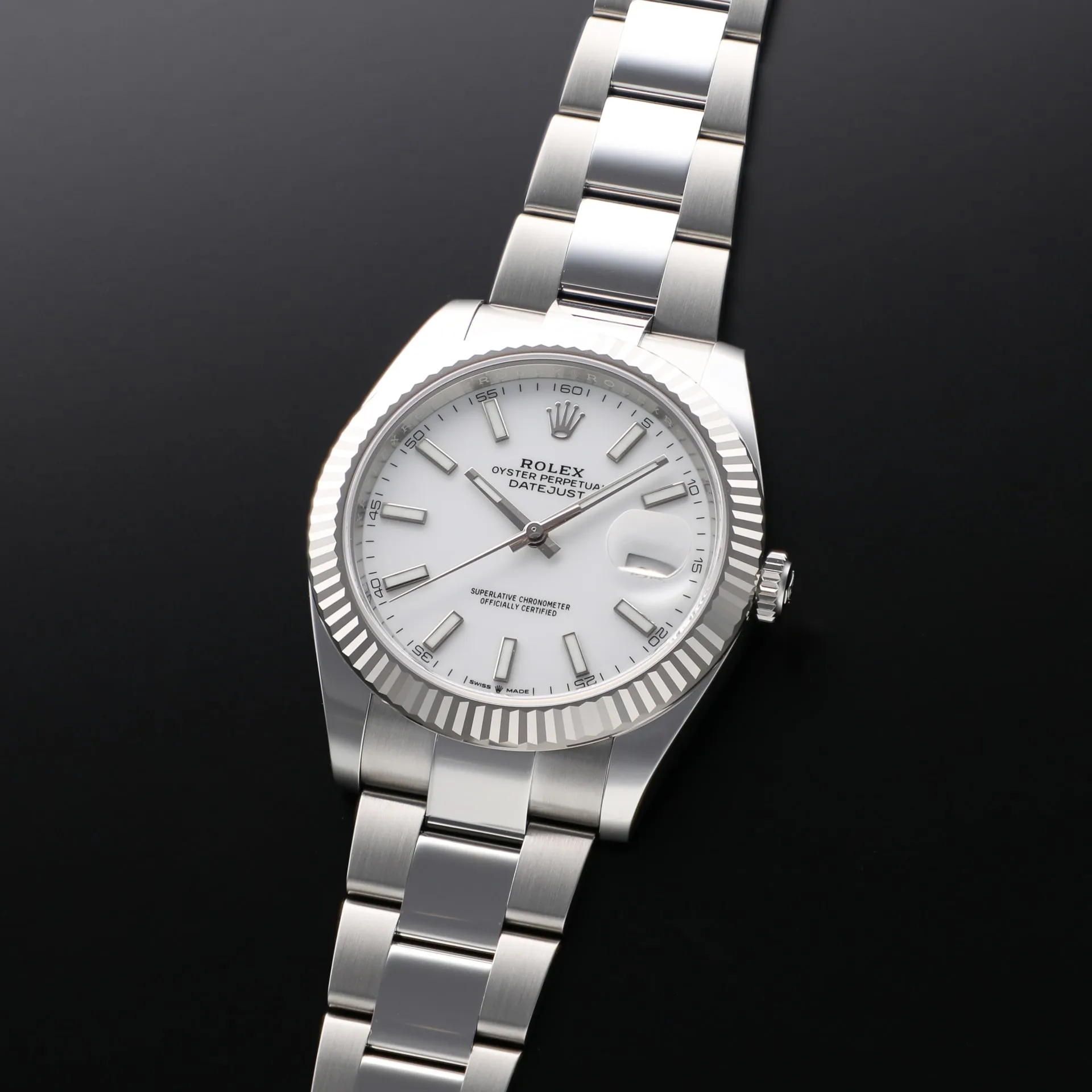 Rolex Datejust 41 126334-0009 41mm White gold and Oystersteel White 1