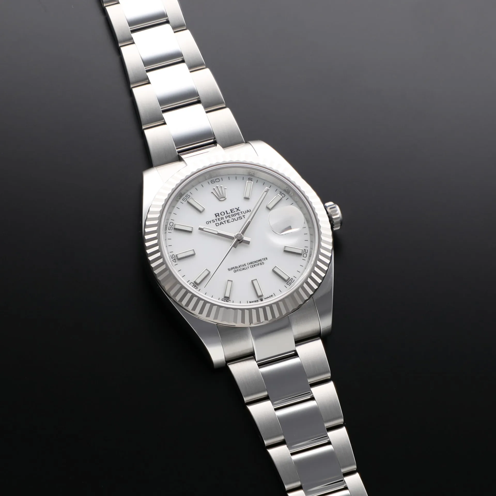 Rolex Datejust 41 126334-0009 41mm White gold and Oystersteel White 2