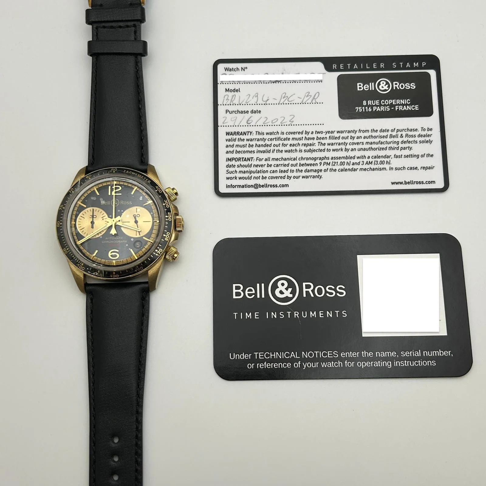 Bell & Ross Vintage BRV294-BC-BR/SCA 41mm Bronze Black 6