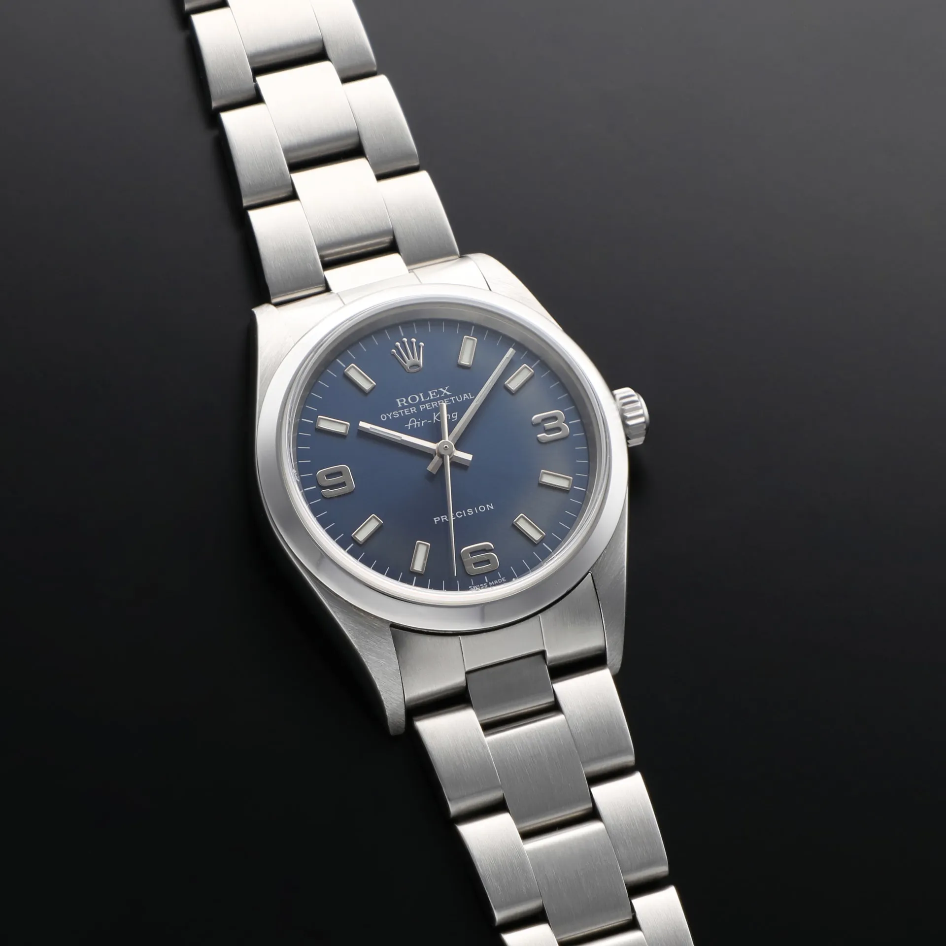 Rolex Air King 14000M 34mm Stainless steel Blue 2