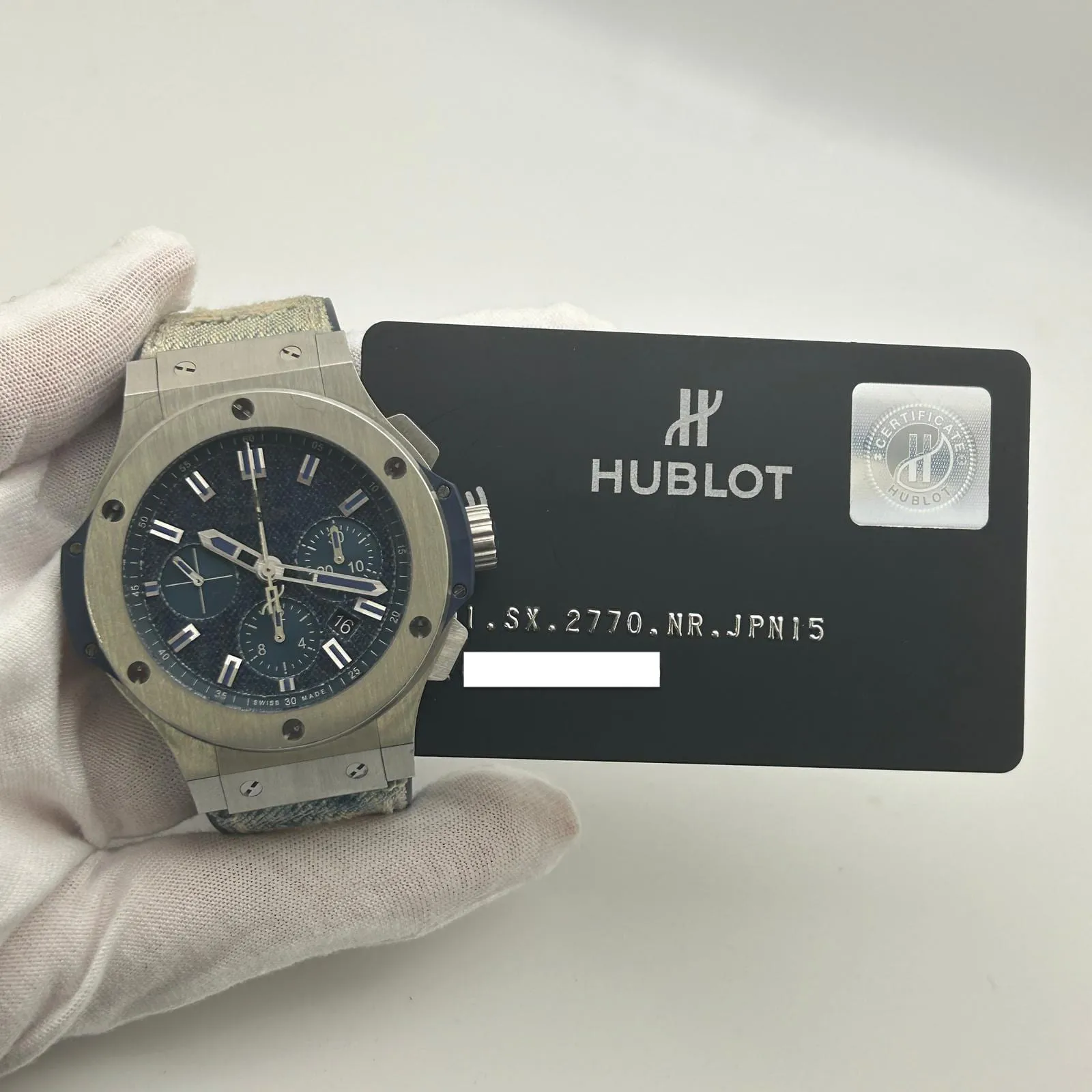 Hublot Big Bang Jeans 301.SX.2770.NR.JPN15 44mm Stainless steel Blue 7