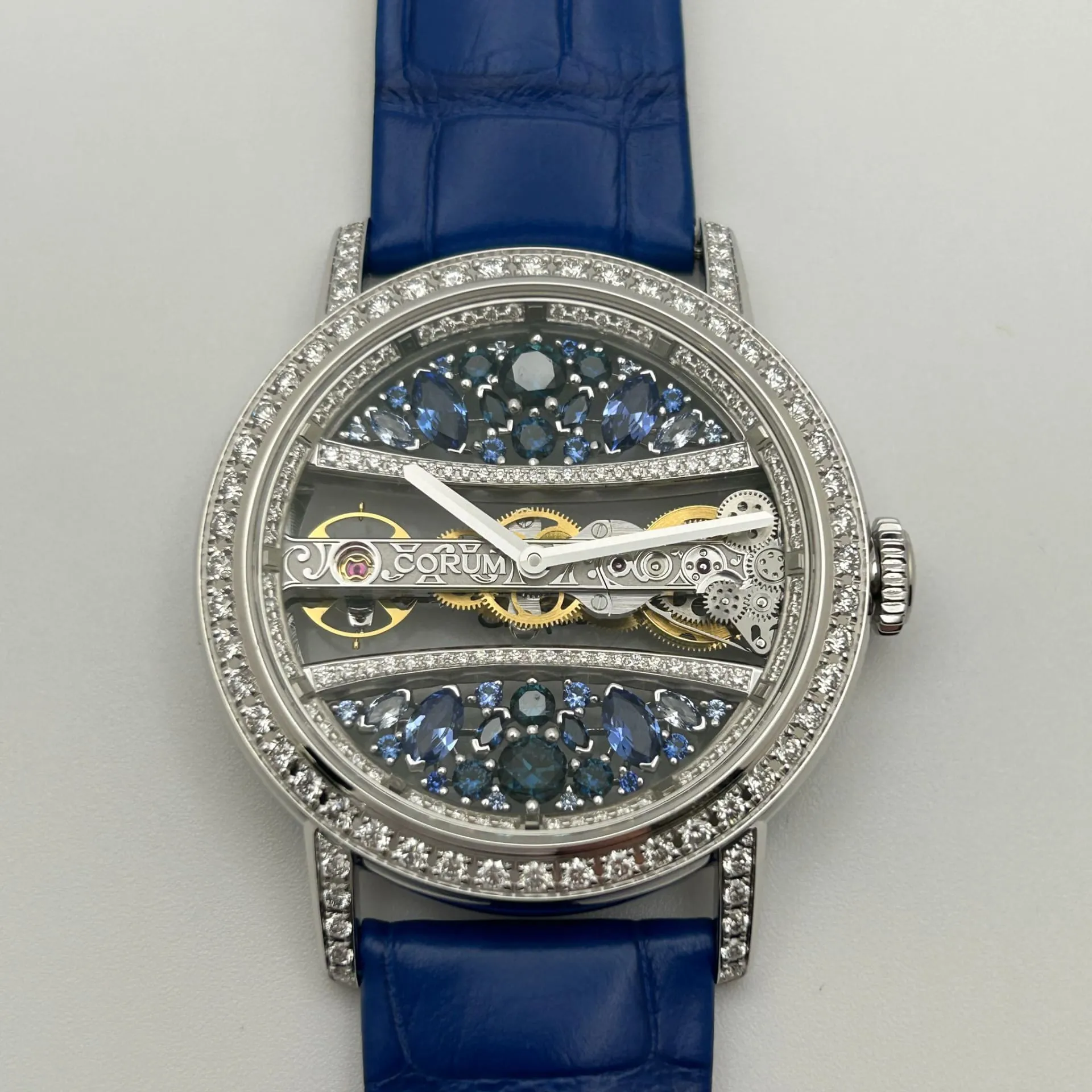 Corum B113/03788 39mm White gold Skeletonized