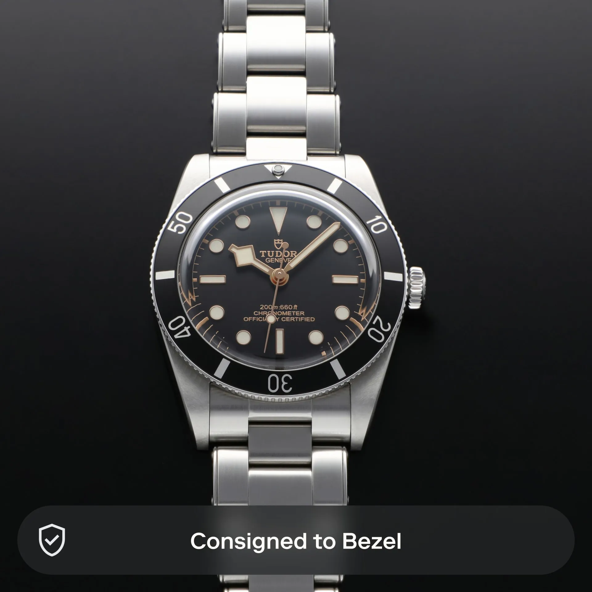 Tudor Black Bay M79000N-0001 37mm Stainless steel Black