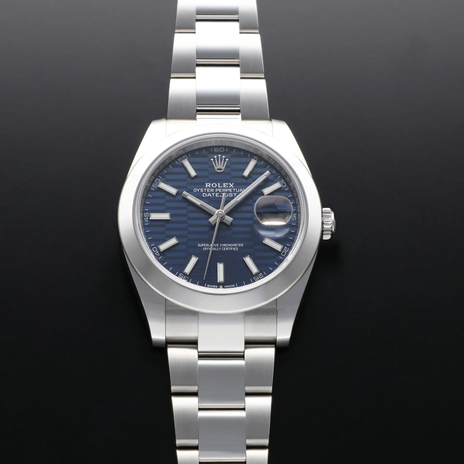 Rolex Datejust 41 126300-0023 41mm Oystersteel Blue