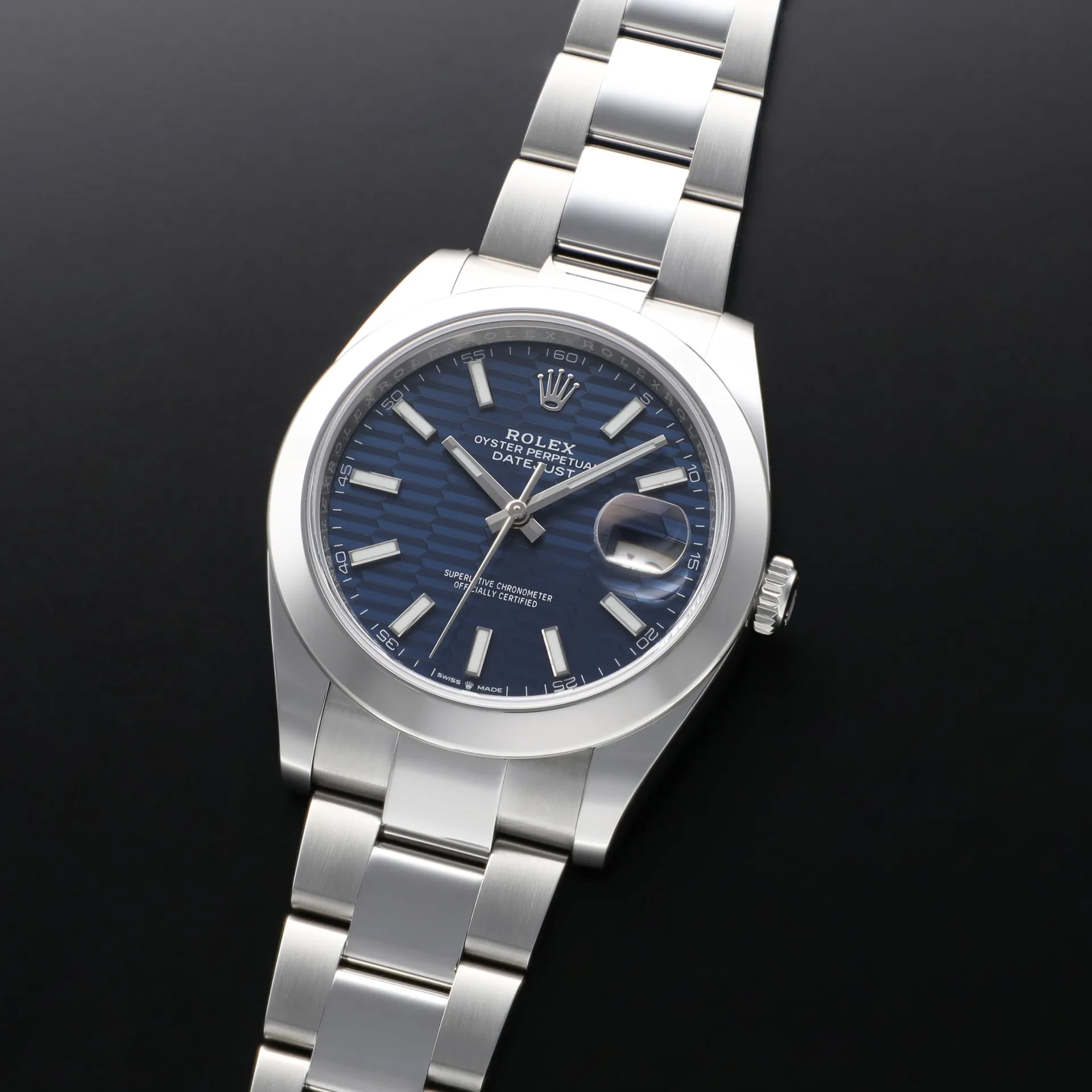 Rolex Datejust 41 126300-0023 41mm Oystersteel Blue 1