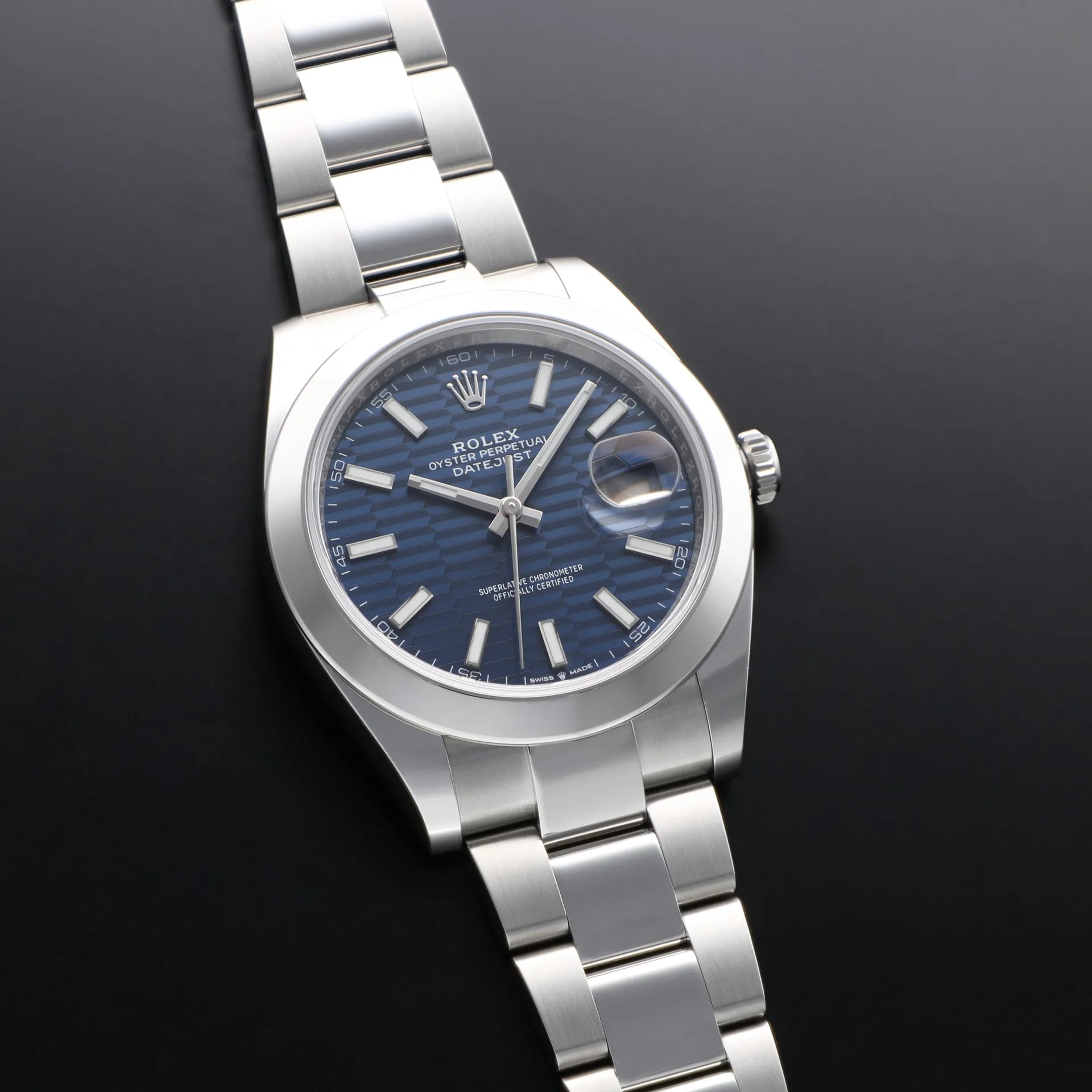 Rolex Datejust 41 126300-0023 41mm Oystersteel Blue 2