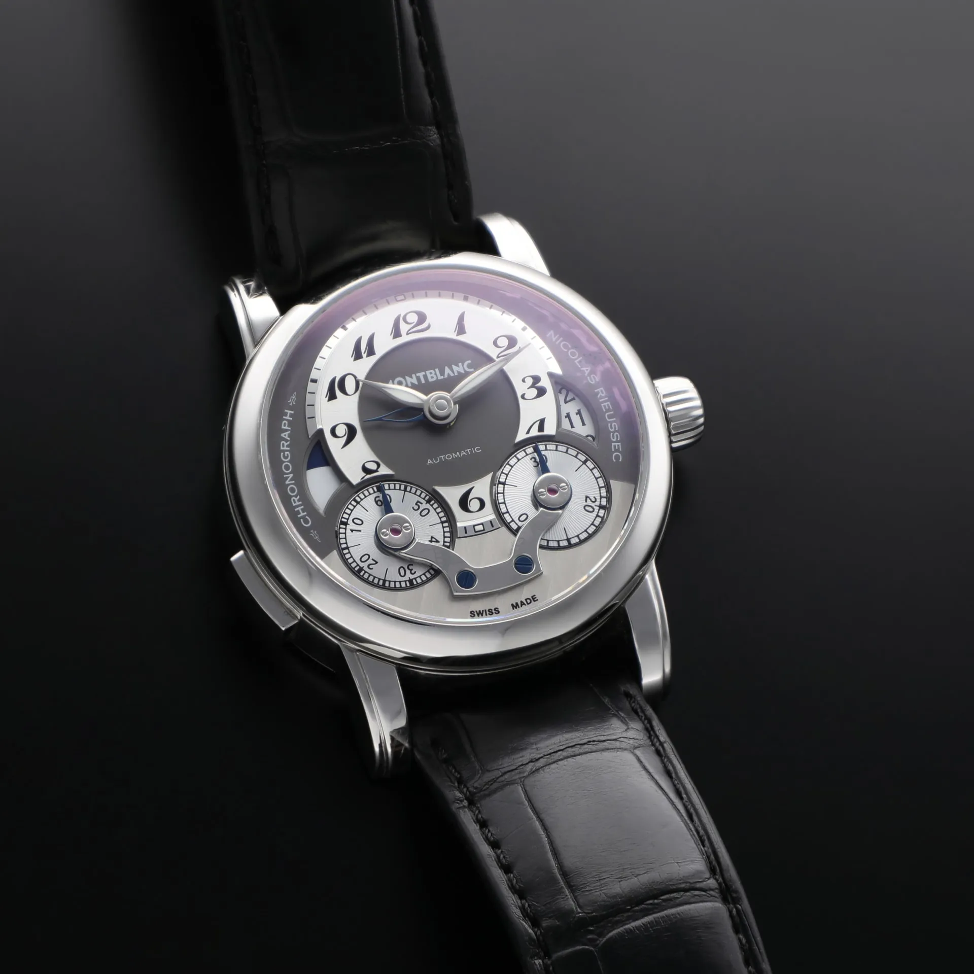 Montblanc Nicolas Rieussec 106488 43mm Stainless steel Black 2