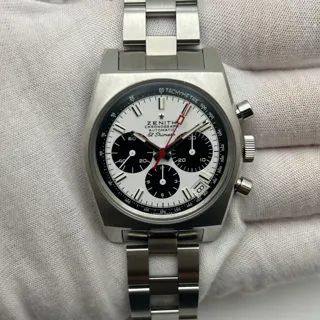 Zenith El Primero Chronomaster 03.A384.400/21.M384 Stainless steel White