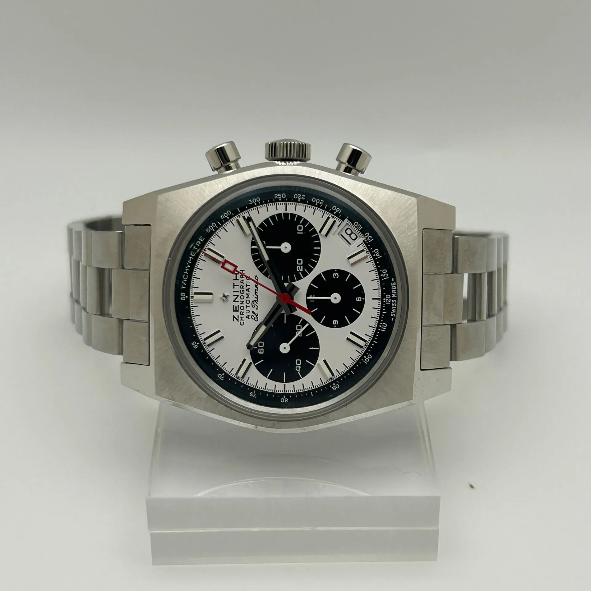 Zenith El Primero Chronomaster 03.A384.400/21.M384 37mm Stainless steel White 3