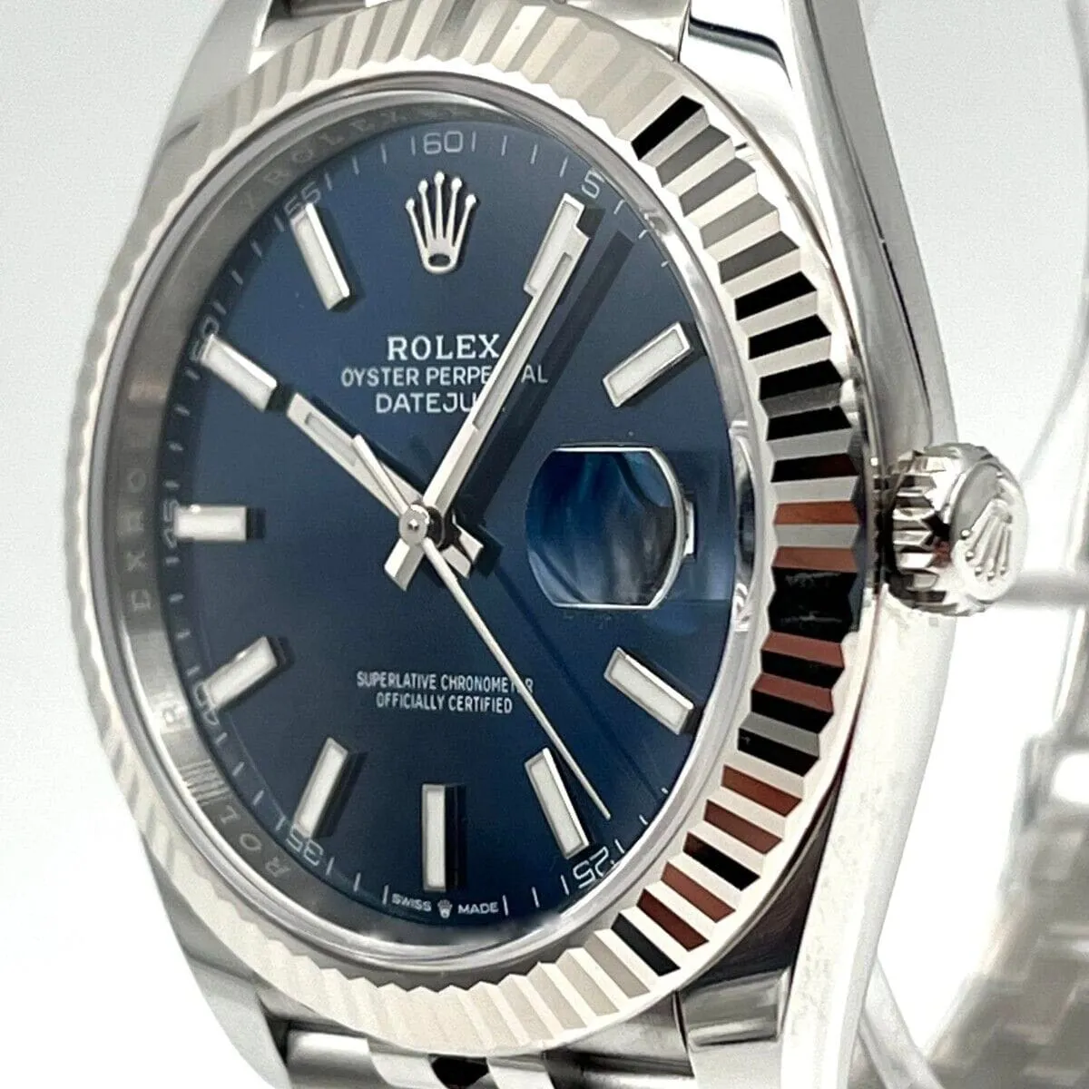 Rolex Datejust 41 126334-0002 41mm White gold and Oystersteel Blue 1