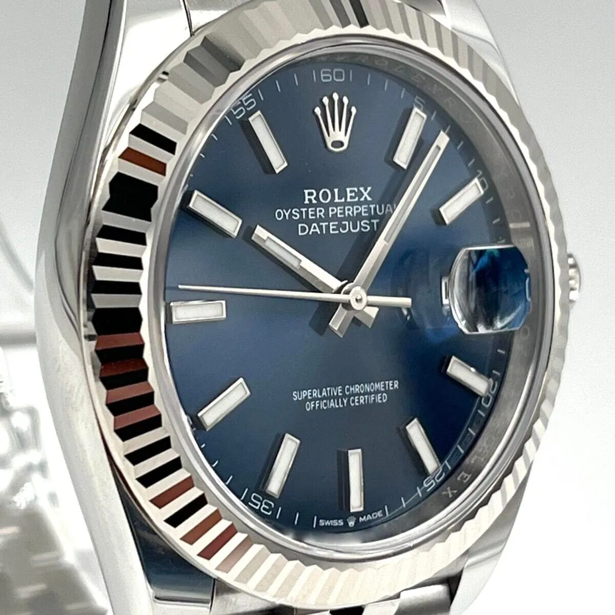 Rolex Datejust 41 126334-0002 41mm White gold and Oystersteel Blue 2