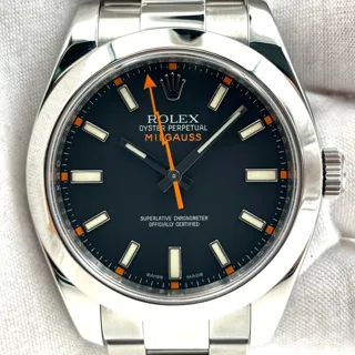 Rolex Milgauss 116400-0001 Stainless steel Black