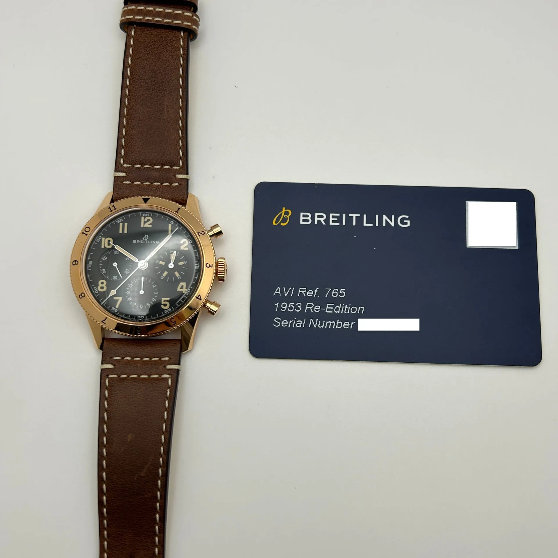 Breitling Aviator 8 RB0920131B1X1 41mm Rose gold Black 6