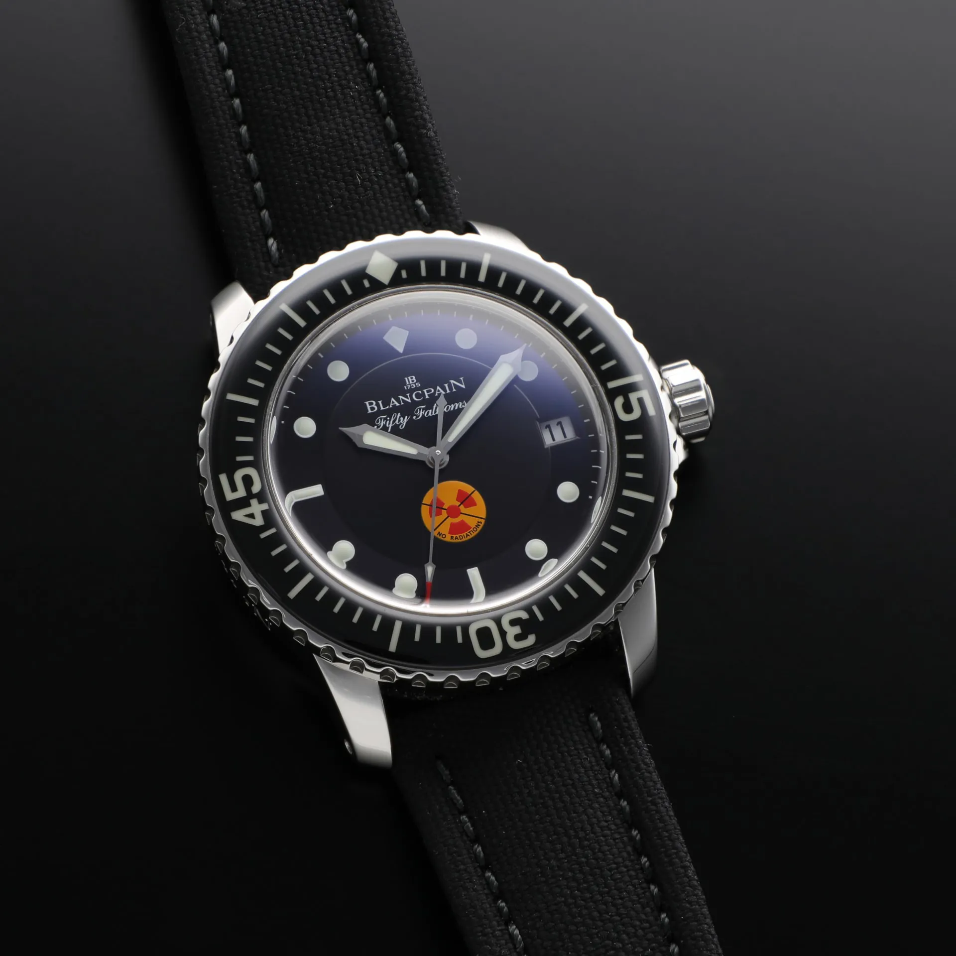 Blancpain Fifty Fathoms 5015B-1130-52A 45mm Stainless steel Black 2