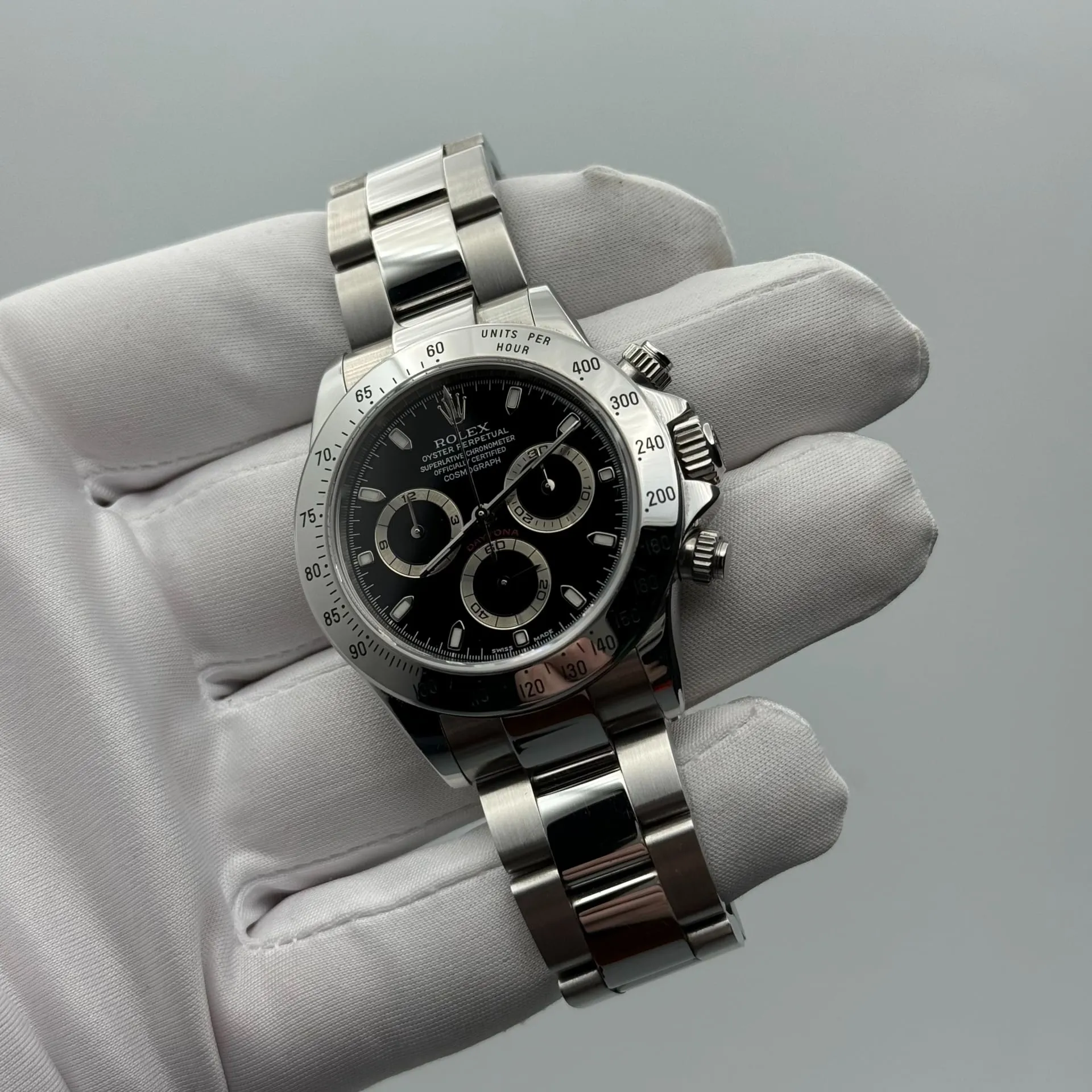 Rolex Daytona 116520-0015 40mm Stainless steel Black