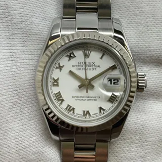 Rolex Lady-Datejust 179174 Stainless steel White