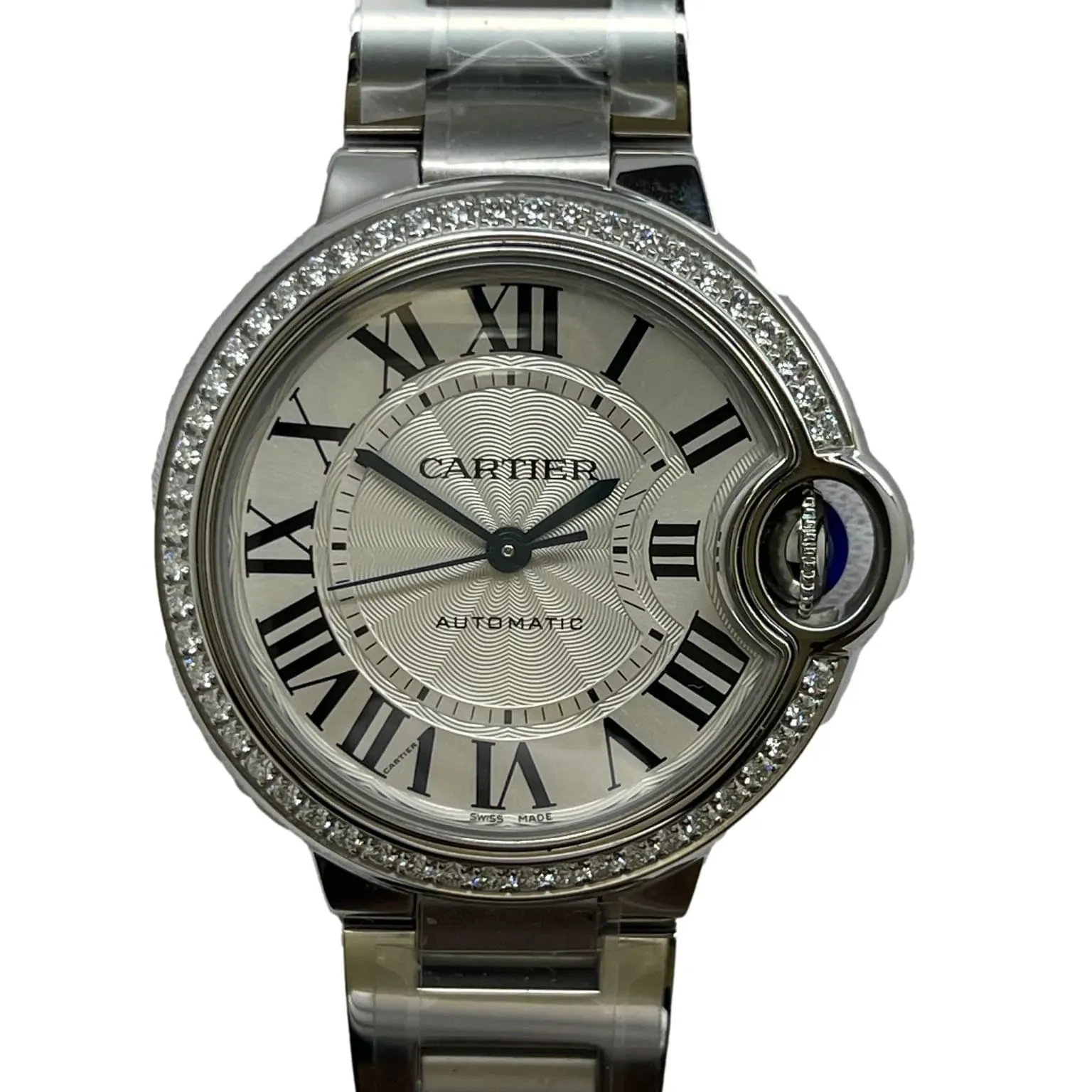 Cartier Ballon Bleu de Cartier W4BB0023 33mm Stainless steel and Diamond Silver