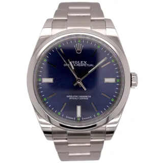 Rolex Oyster Perpetual 114300-0003 Stainless steel Blue