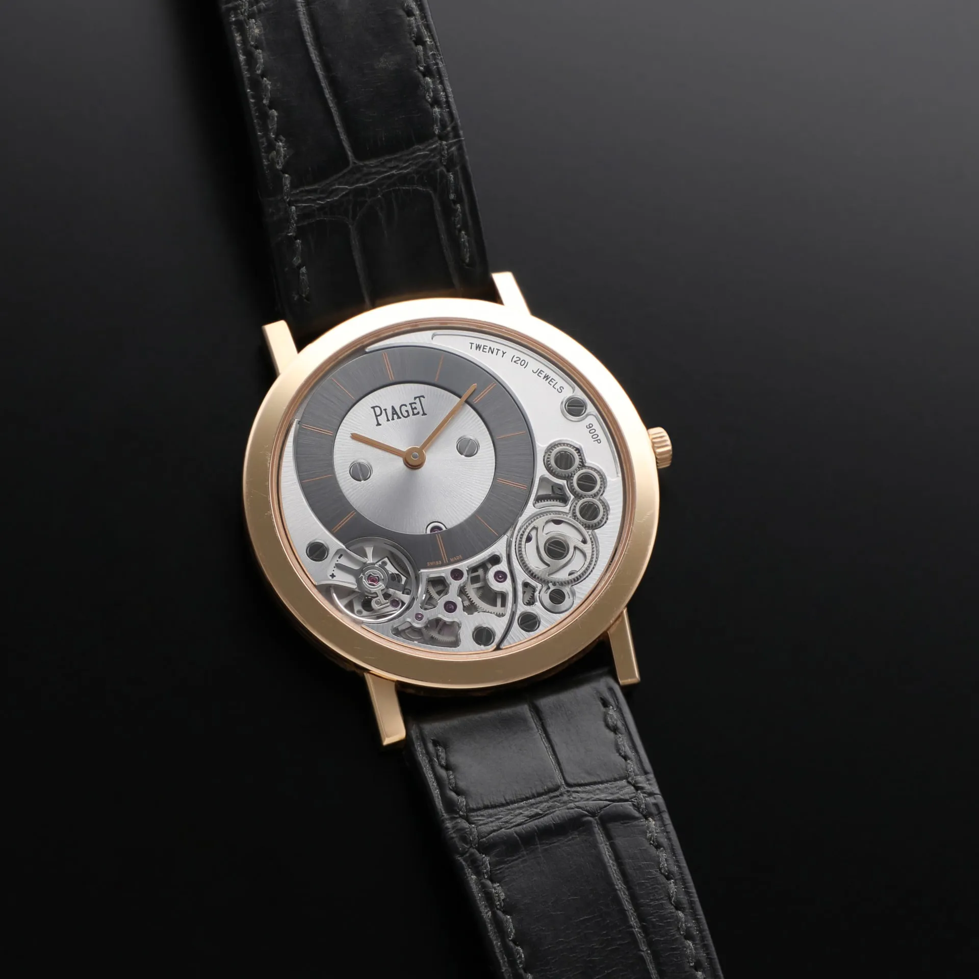 Piaget Altiplano G0A39110 38mm Rose gold Silver 2