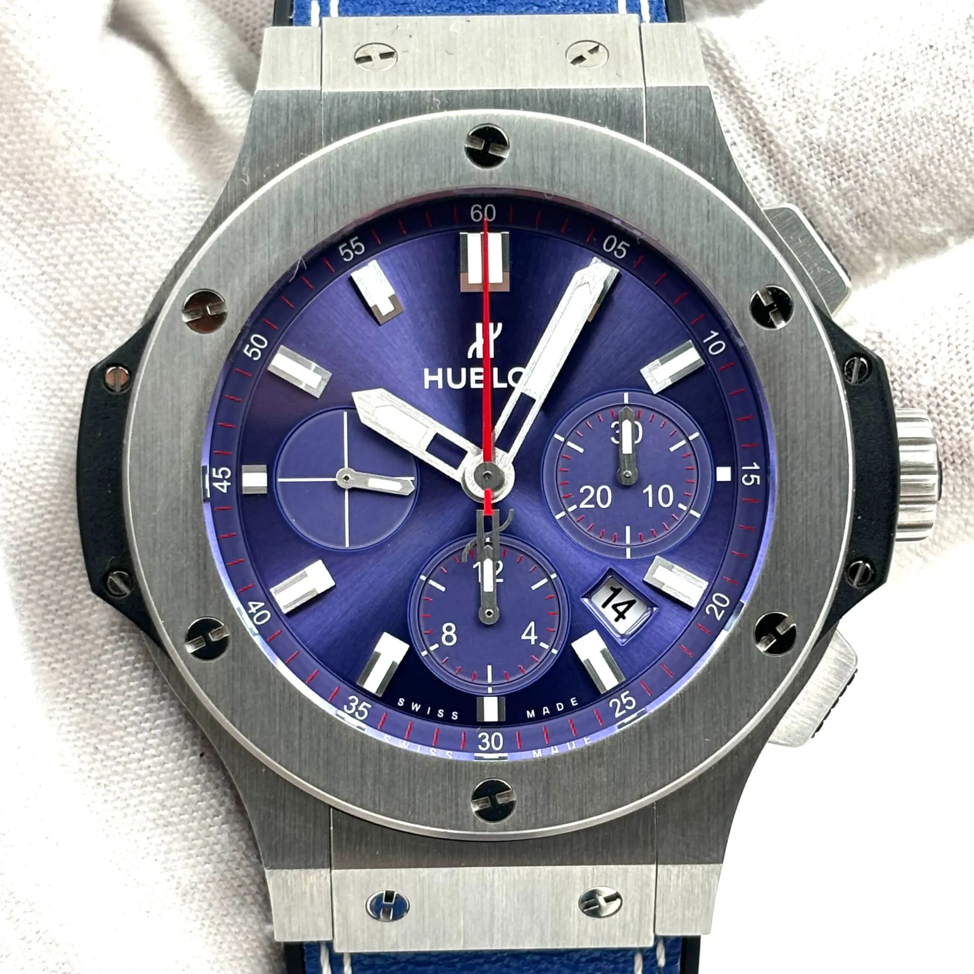 Hublot Big Bang 301.SX.7123.VR 44mm Stainless steel Blue