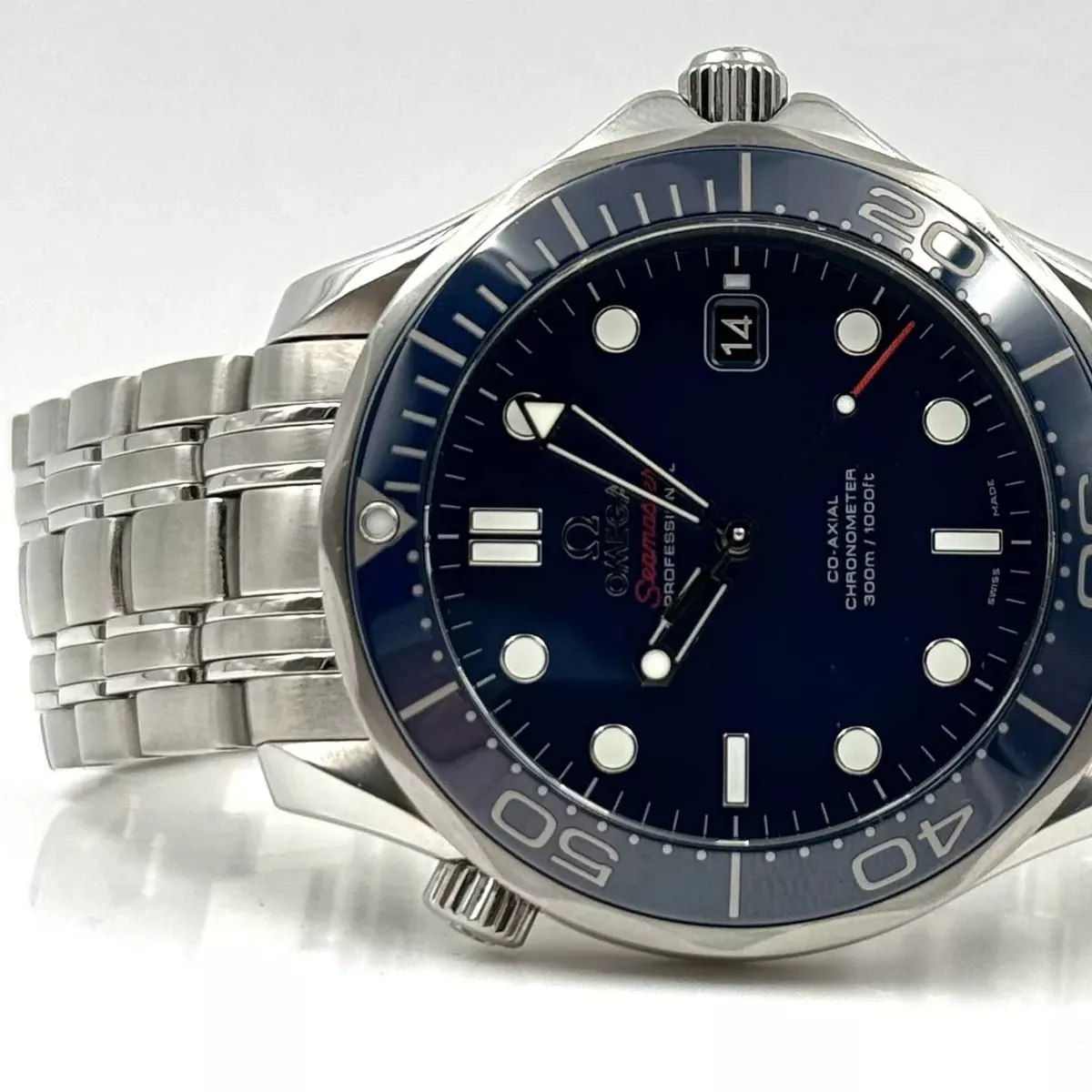 Omega Seamaster Diver 300M 212.30.41.20.03.001 41mm Stainless steel Blue 4