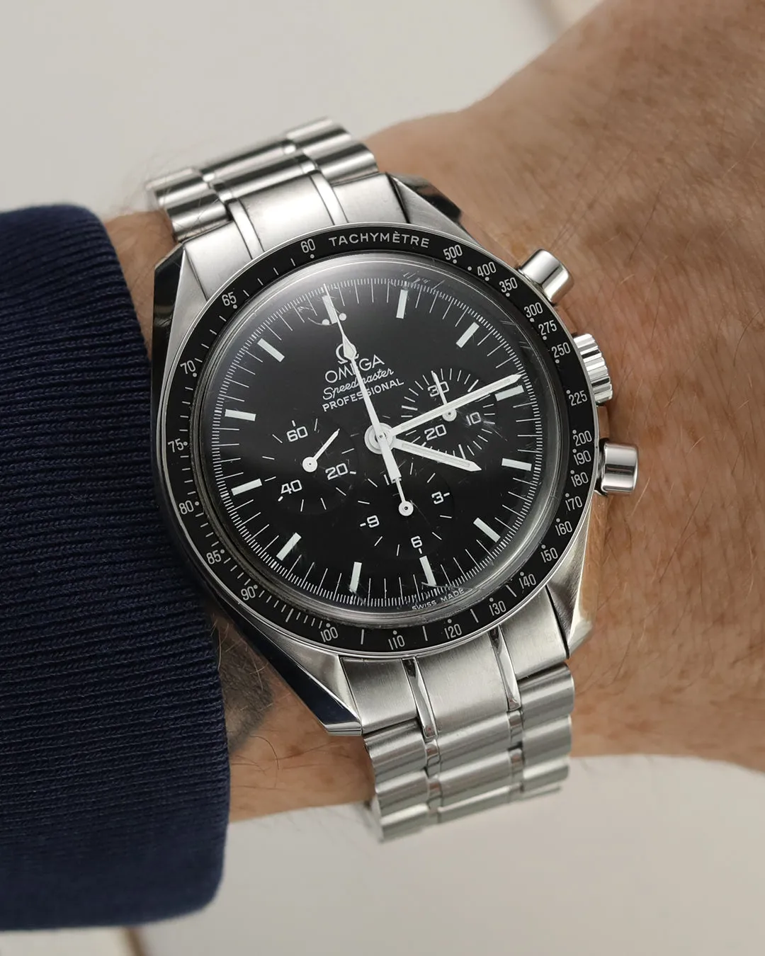 Omega Speedmaster Moonwatch 3570.50.00 42mm Stainless steel Black