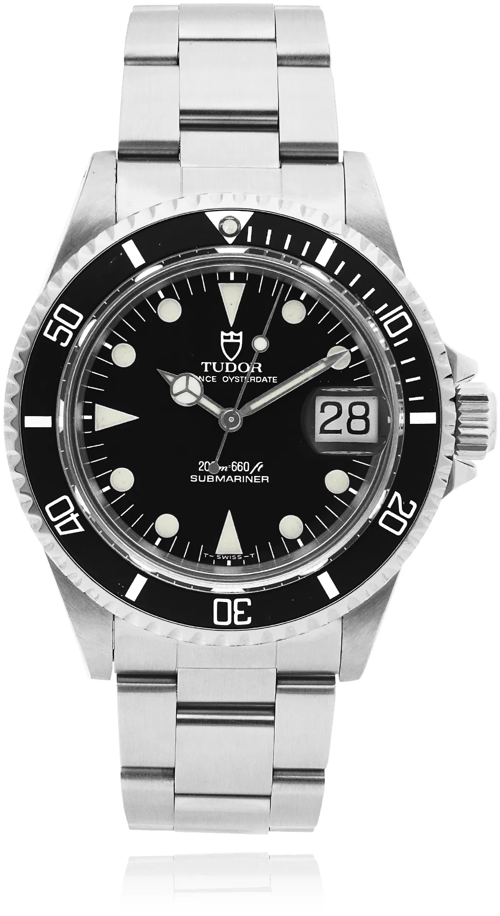 Tudor Submariner 79090 40mm Stainless steel Black