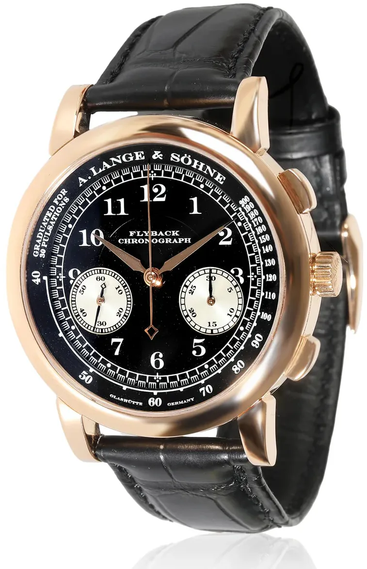 A. Lange & Söhne 1815 401.031 39.5mm Rose gold Black