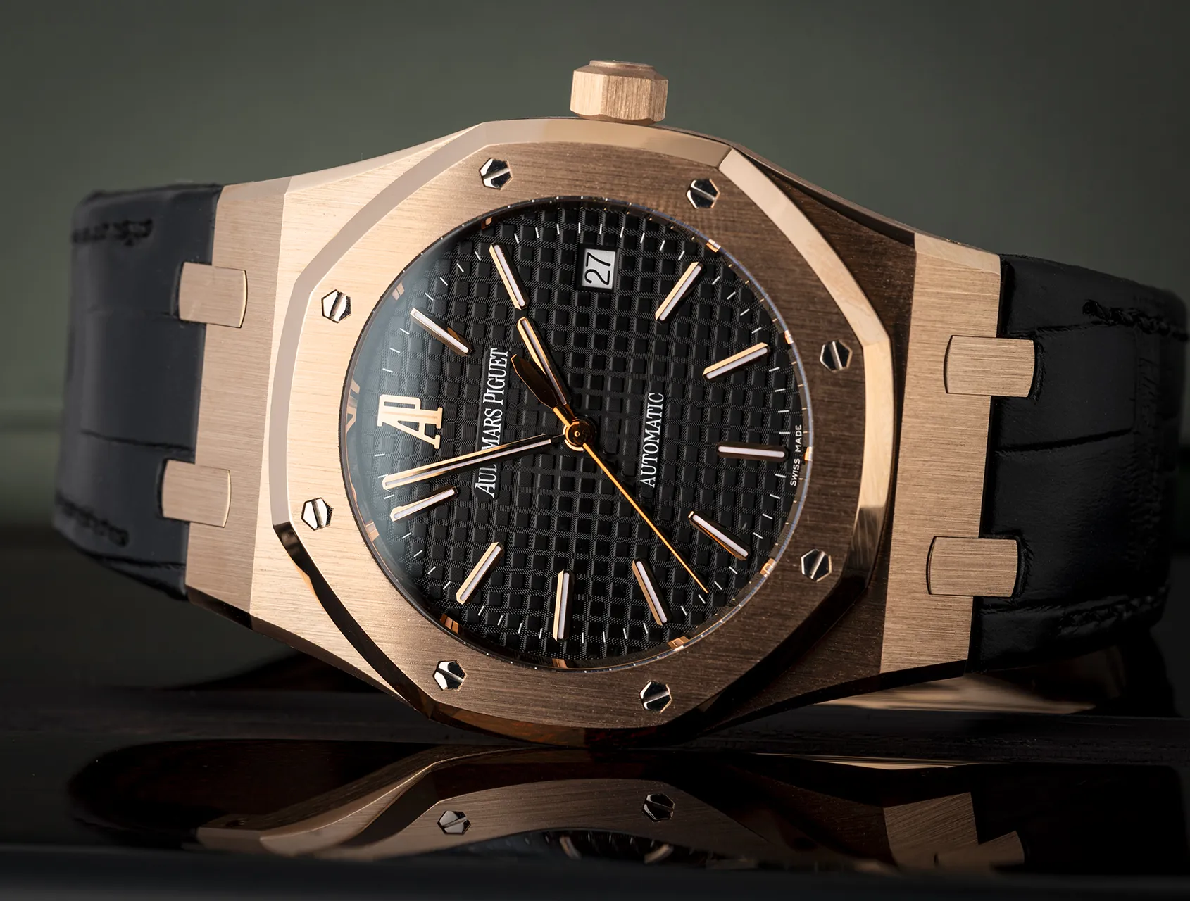 Audemars Piguet Royal Oak 15300OR.OO.D002CR.01 39mm Rose gold Black 5