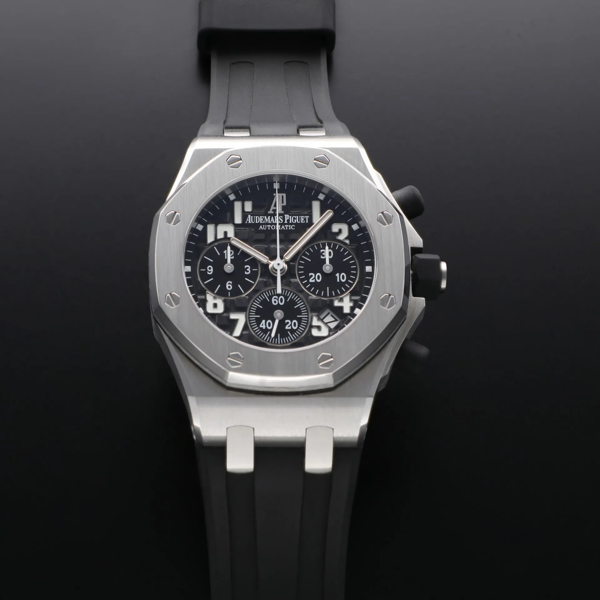 Audemars Piguet Royal Oak Offshore 26283ST.OO.D002CA.01 Stainless steel Black 2010 United States Bezel Lot 23678 EveryWatch