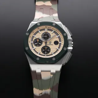 Audemars Piguet Royal Oak Offshore 26400SO.OO.A054CA.01 Stainless steel Beige