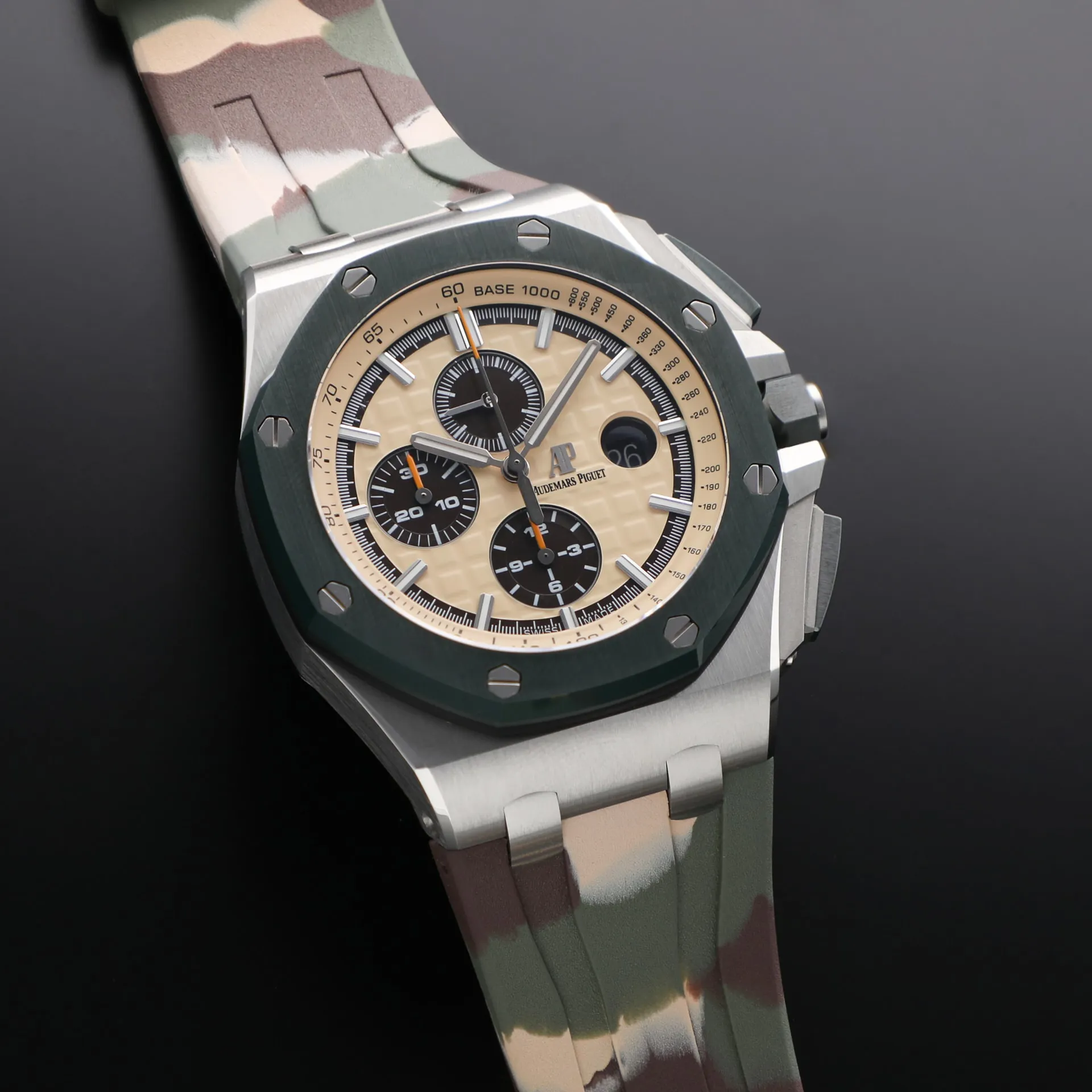 Audemars Piguet Royal Oak Offshore 26400SO.OO.A054CA.01 44mm Ceramic Beige 2