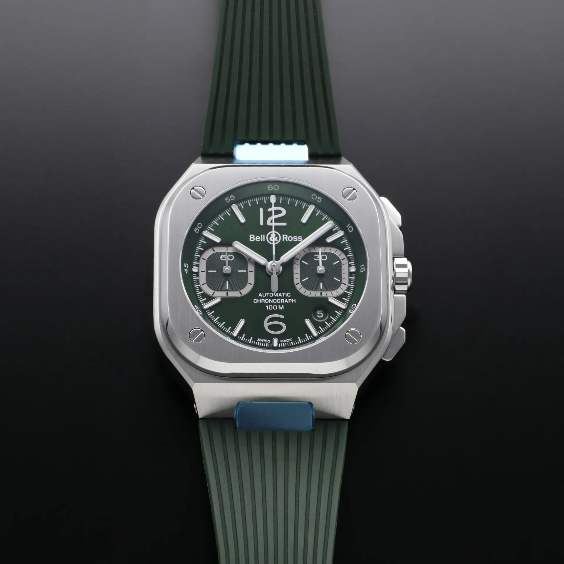 Bell & Ross BR05-GN-ST/SRB 42mm Stainless steel Green