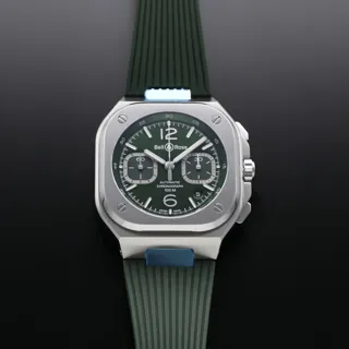 Bell & Ross BR05-GN-ST/SRB Stainless steel Green