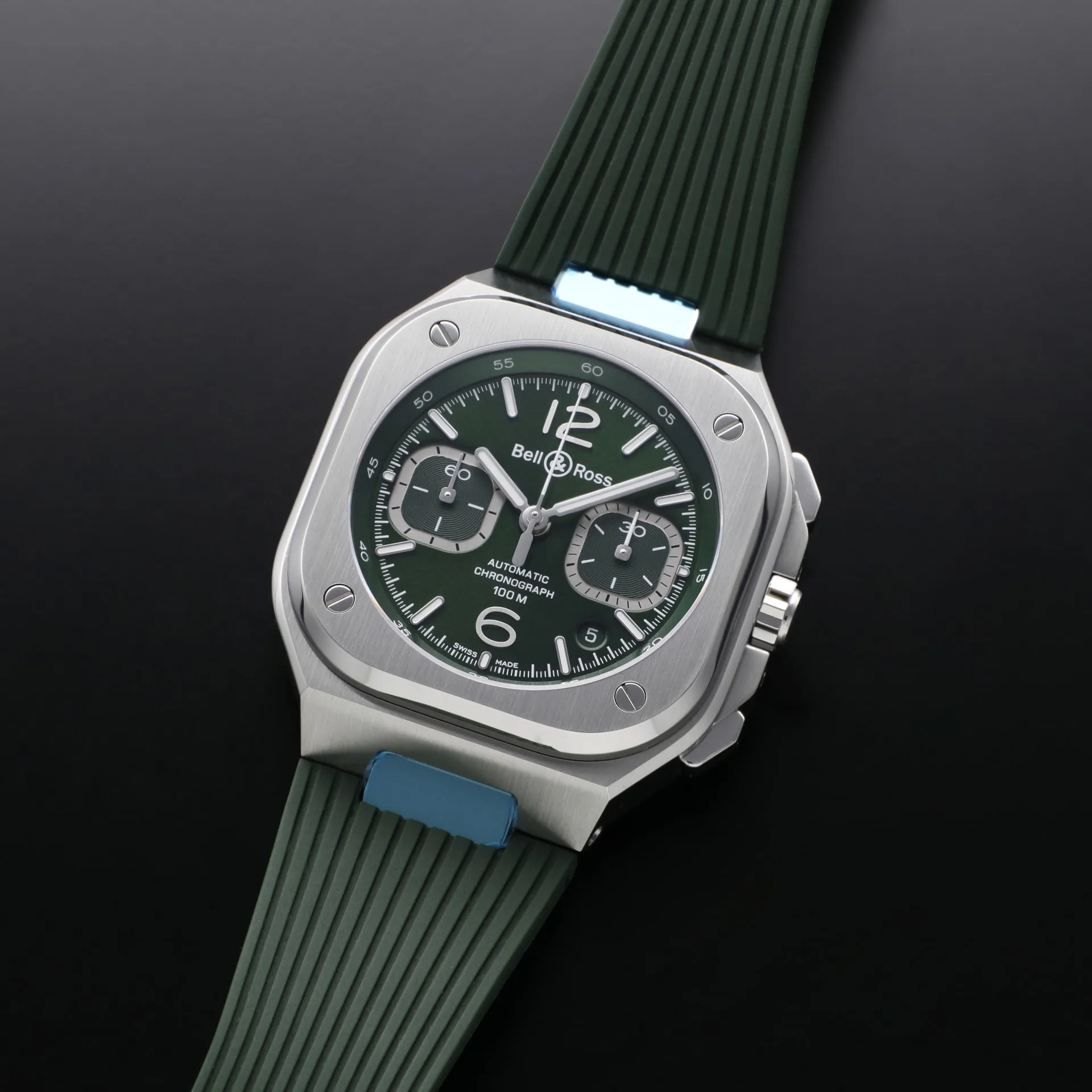 Bell & Ross BR05-GN-ST/SRB 42mm Stainless steel Green 1