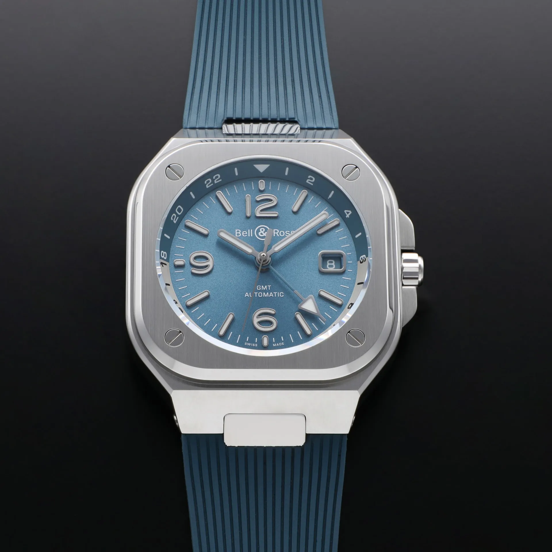 Bell & Ross Urban BR05G-PB-ST/SRB 41mm Stainless steel Blue