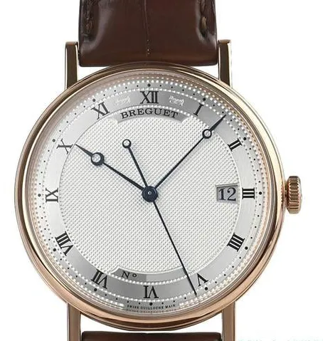 Breguet Classique 5177BR/15/9V6 38mm Rose gold Silver